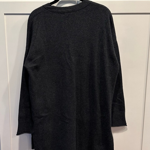 Like New Madewell Miller Cardigan Sweater, M, Heather Charcoal - Picture 8 of 9